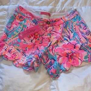 Lilly Pulitzer pattern shorts